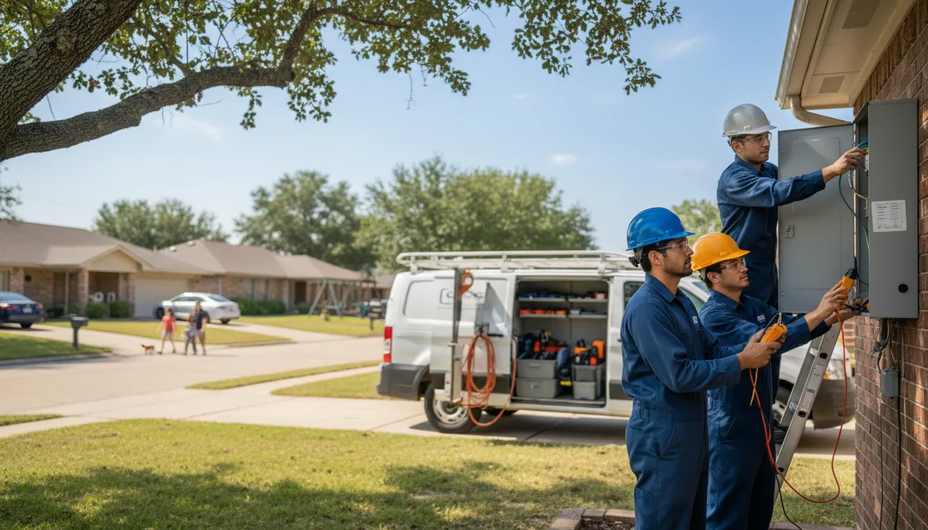 Certified electrician providing emergency electrical services in Shiloh, OH